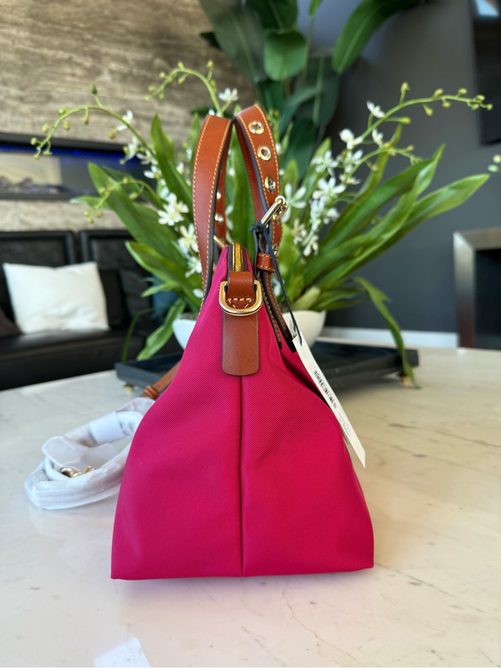 New Dooney & Bourke Nylon Trina Satchel - Picture 10 of 16